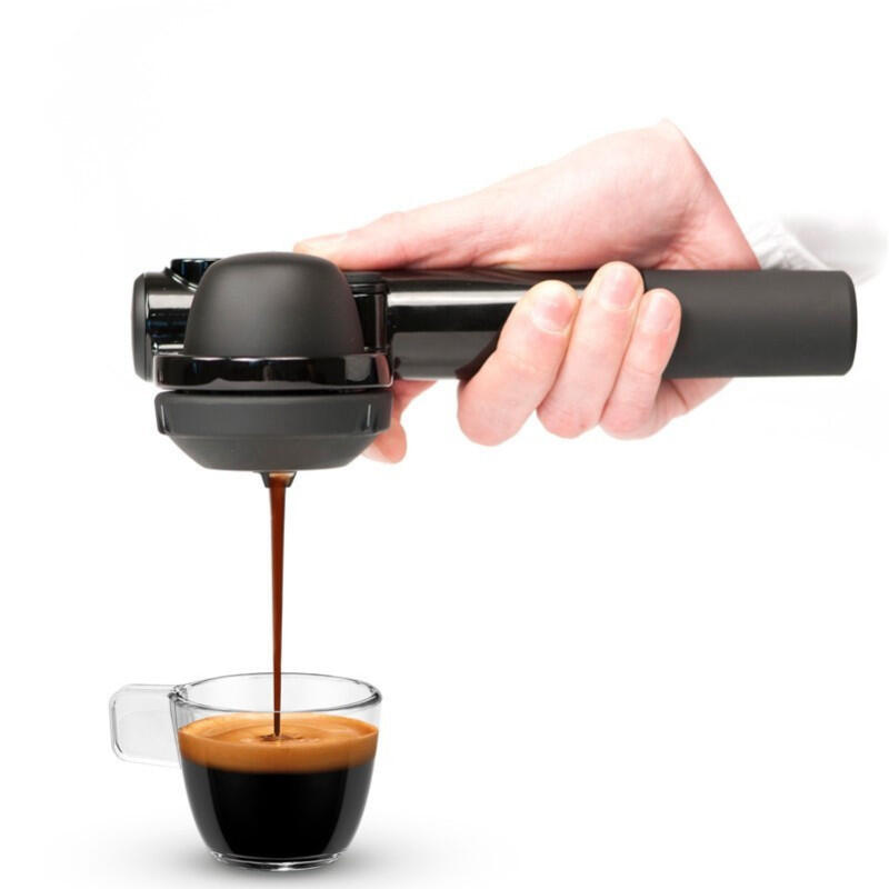 Cafetière portable voyage Handpresso Pump noir pour dosette E.S.E. ou café moulu