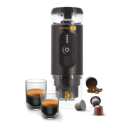 Handpresso E-Presso+ 90ml Tragbare Akku-Kaffeemaschine