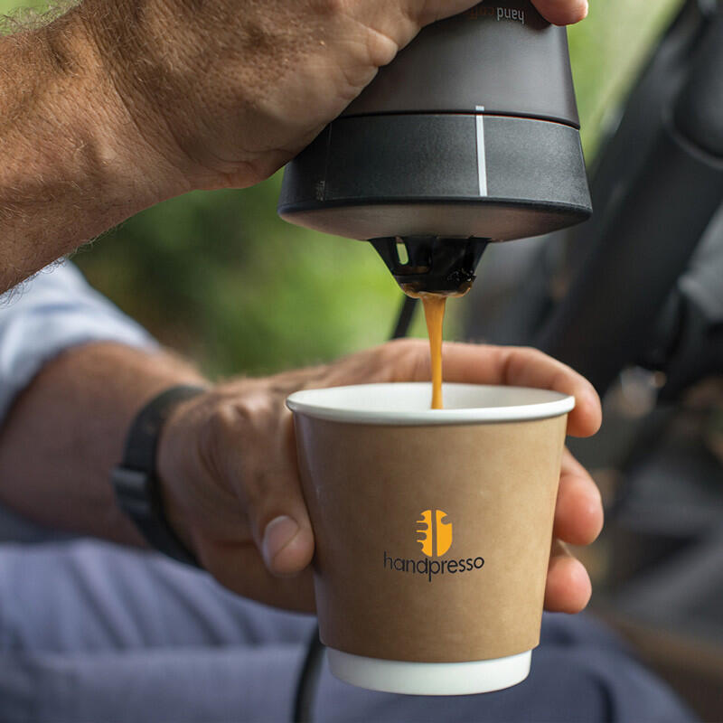 Cafetière portable de voiture Handcoffee Auto 12V pour dosette Senseo 4/7