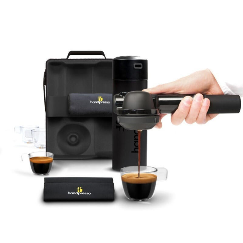 Cafetière portable voyage Coffret Handpresso Pump dosette E.S.E. ou café moulu