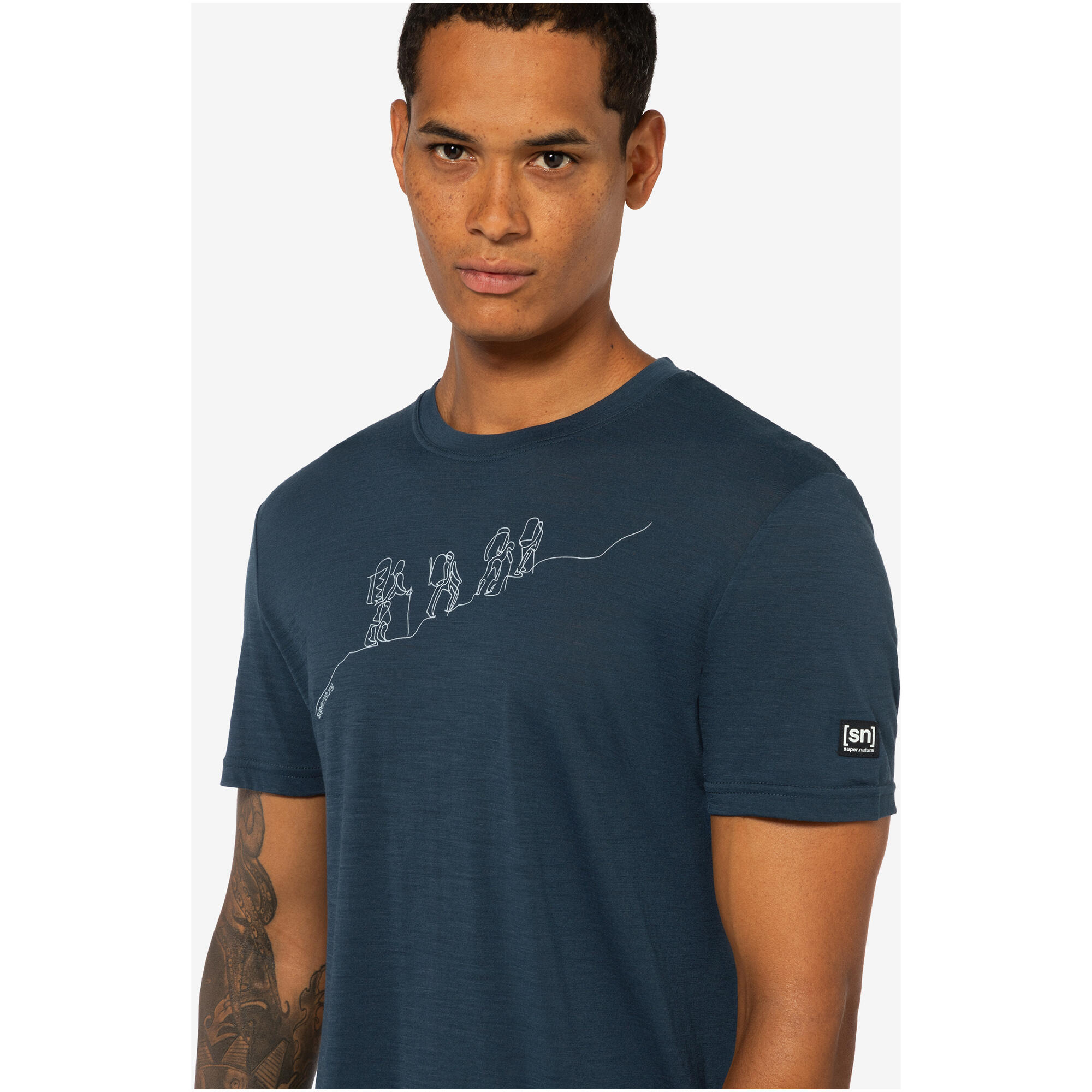 Koszulka z krótkim rękawem męska SUPER.NATURAL Hiking Tee 2/7