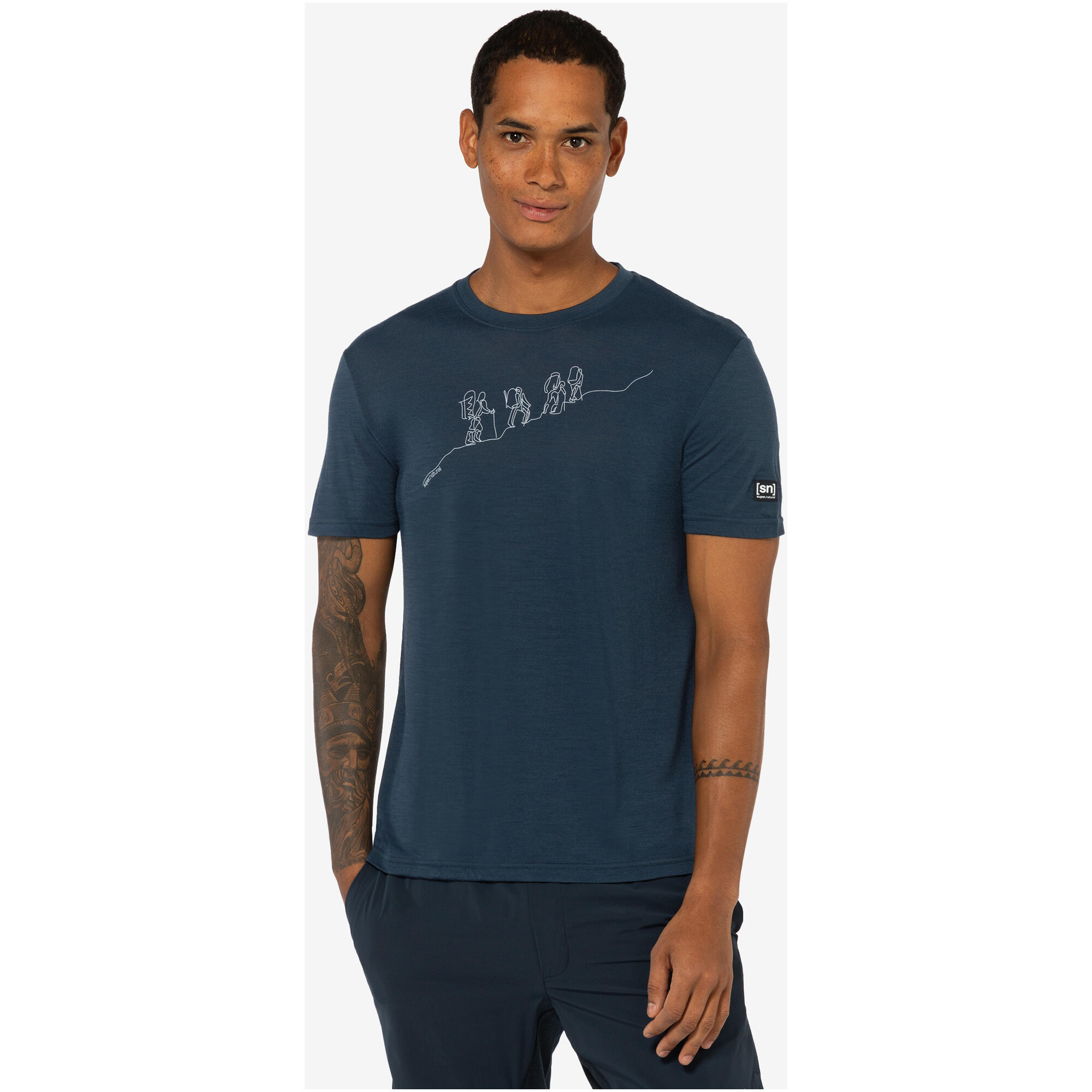 Koszulka z krótkim rękawem męska SUPER.NATURAL Hiking Tee 1/7