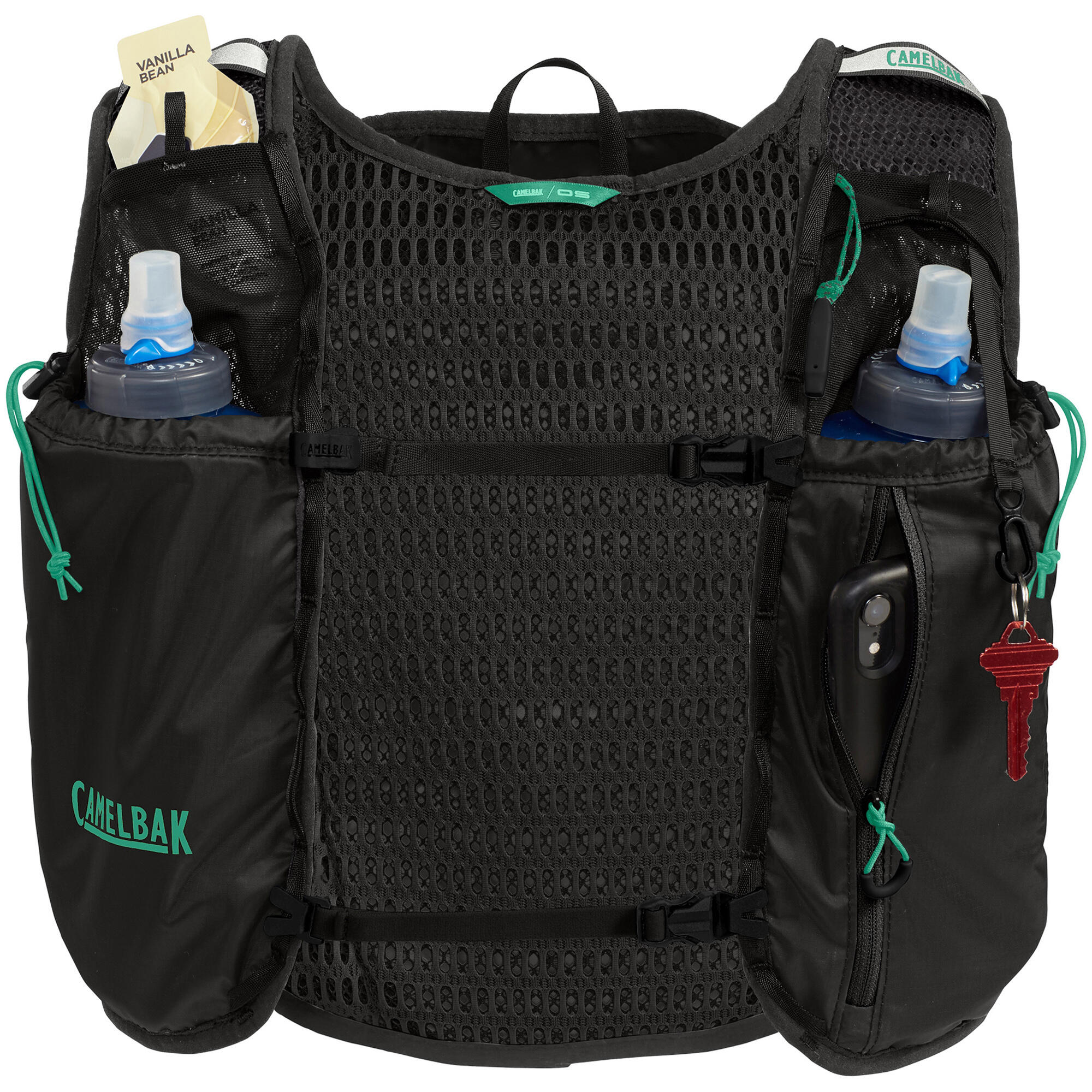 Gilet d'hydratation Camelbak Circuit + Poche à Eau 1.5L Noir/Vert 6/7
