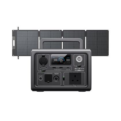 BLUETTI BLUETTI Solar Generator 600W EB3A with 120W Solar Panel for Camping