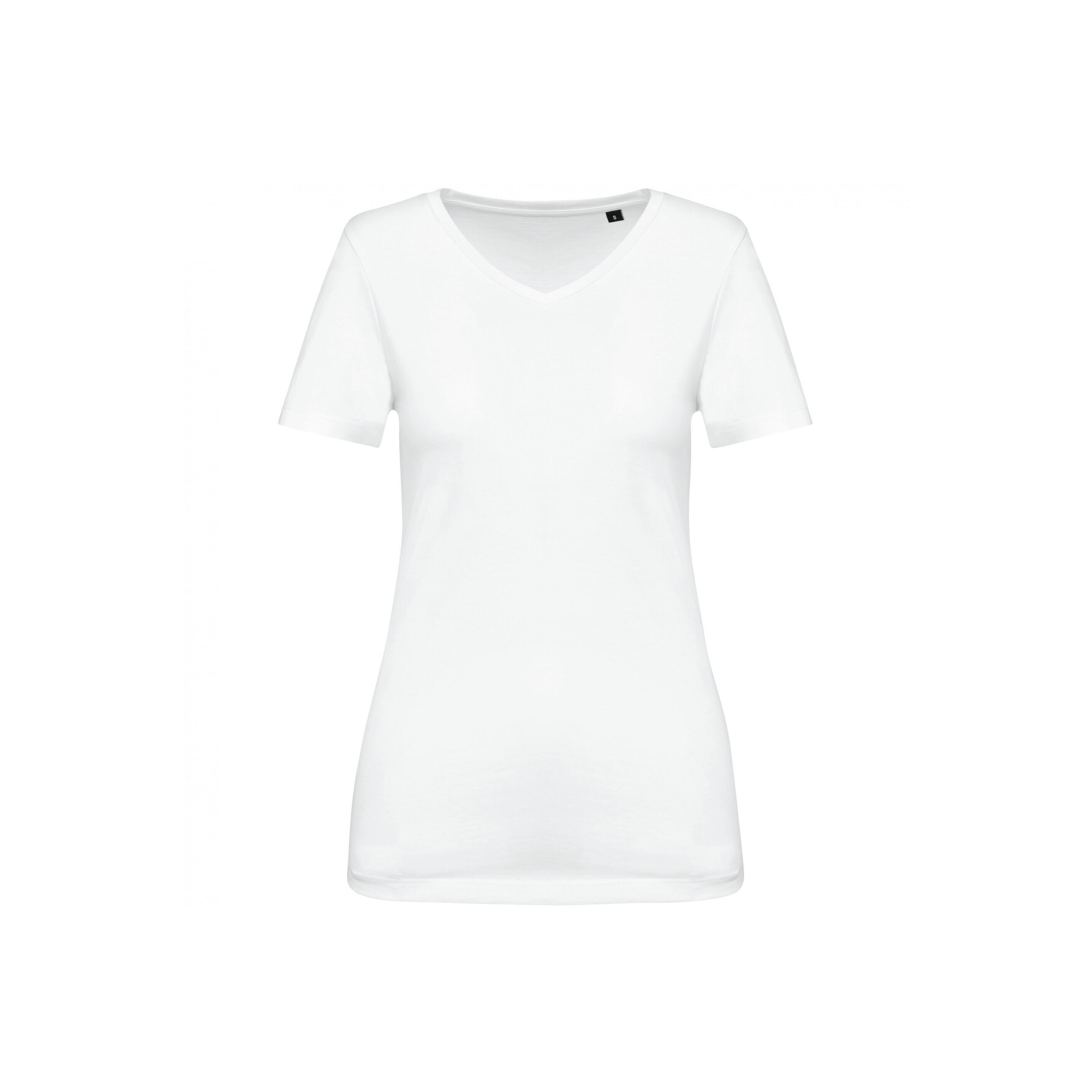 KARIBAN T-shirt da donna in suprima con scollo a V Kariban Premium
