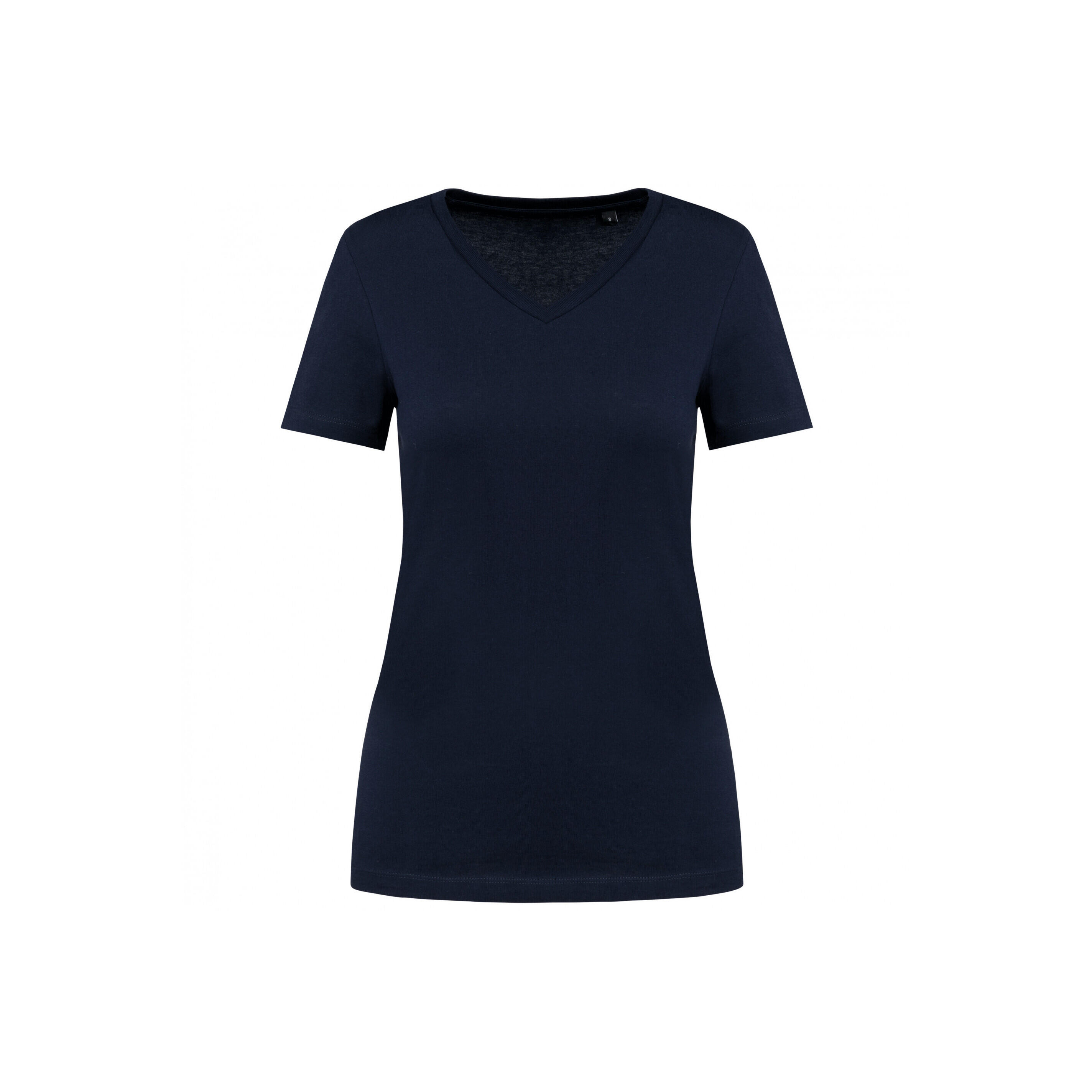 Kariban - T-shirt Suprima Col V Femme Kariban Premium - T-shirt Manches Courtes - Bleu - 36 Xs - Decathlon