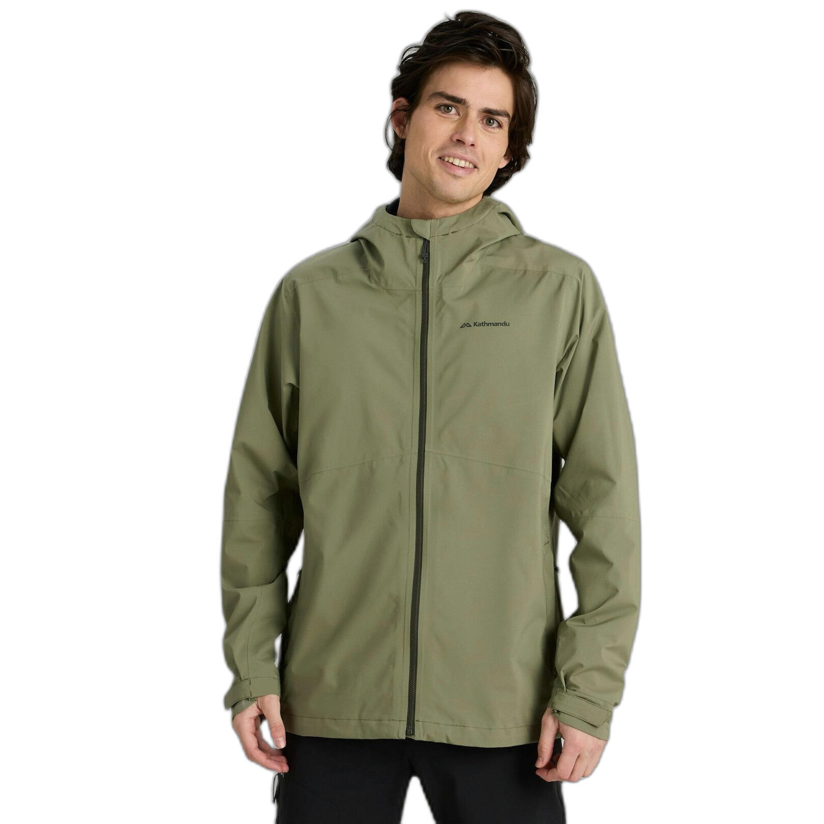 Kathmandu - Veste Imperméable Kathmandu Trailhead Stretch 2.5l - Veste - Beige|vert - 52 2xl - Decathlon