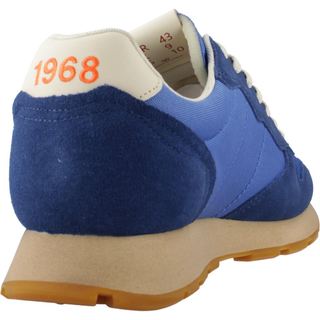 Baskets Sun68 Modèle Tom Vintage Couleur Bleu 3/5