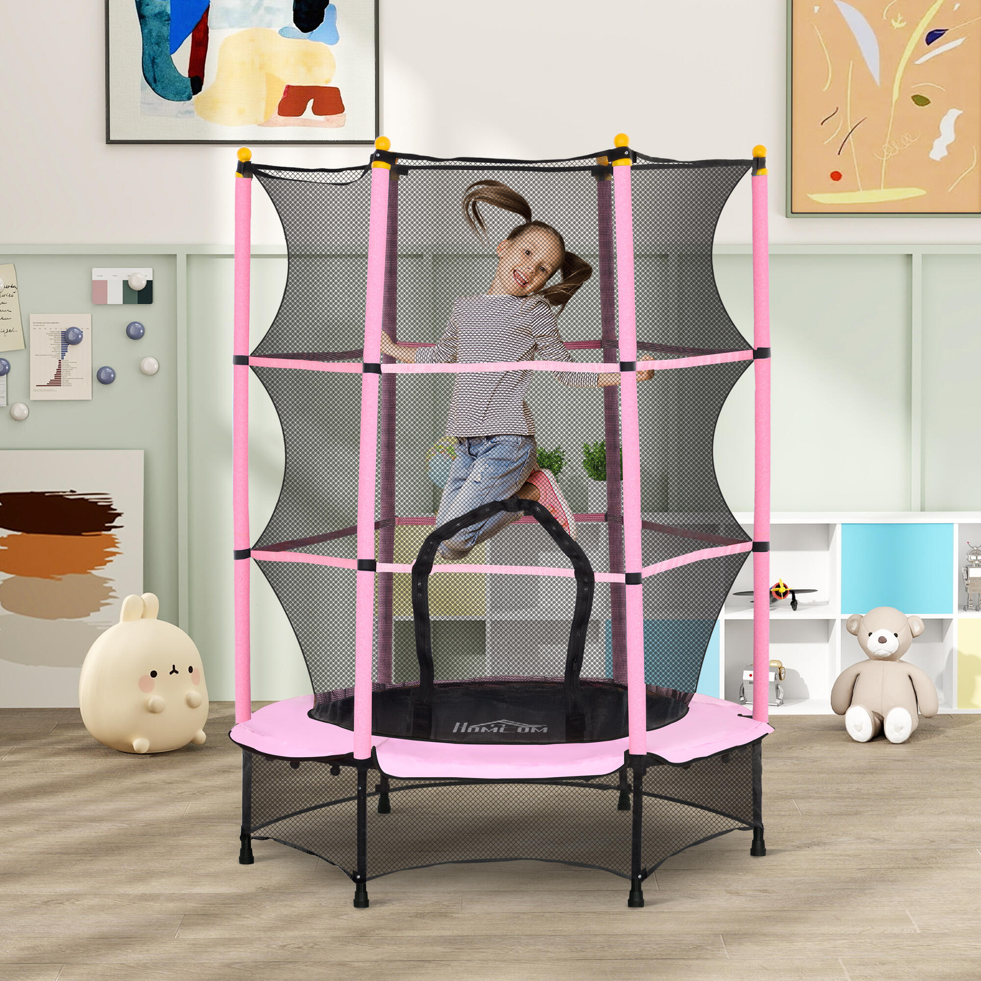 Tappeto Rotondo Per Bambini Furnish My Place A Tema Calcio - Antiscivolo In Nylon - 5