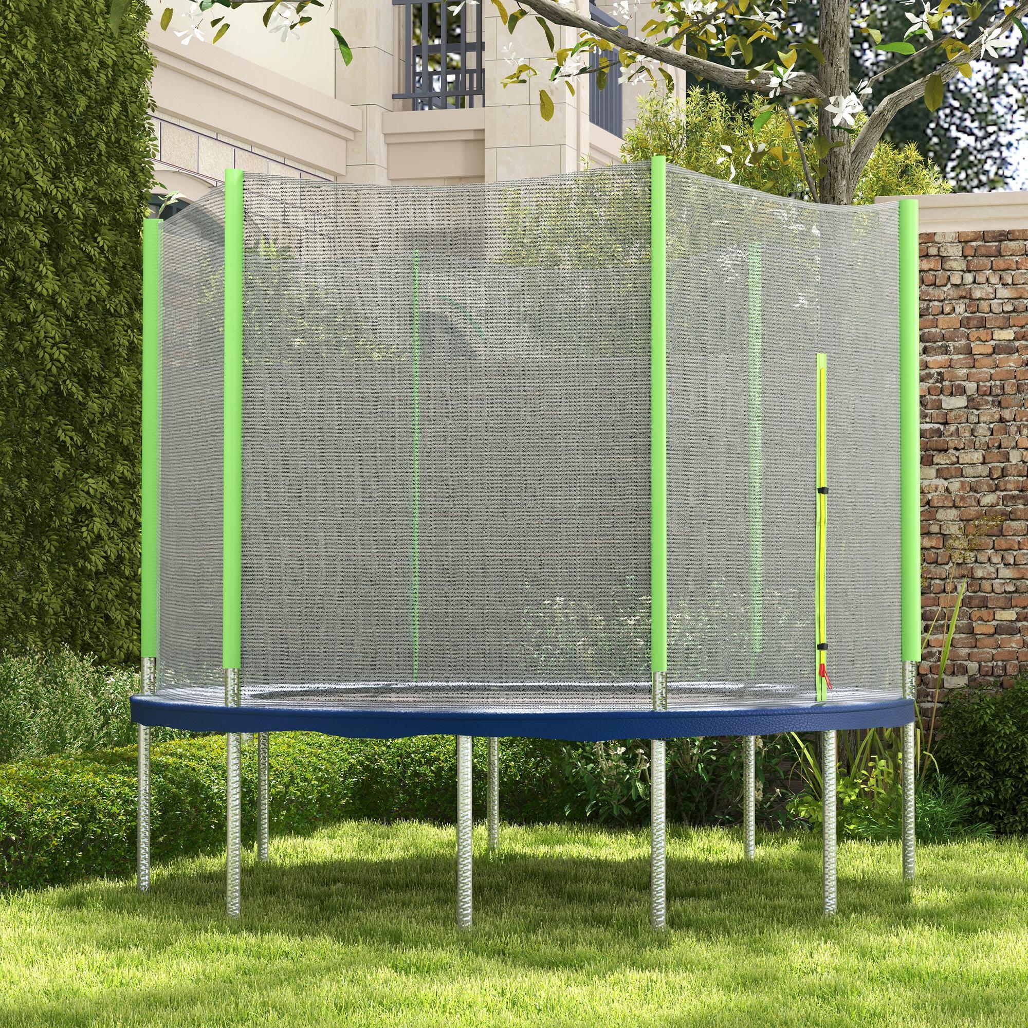 Red de Trampolín SPORTNOW 244x244x180 cm Verde 2/7