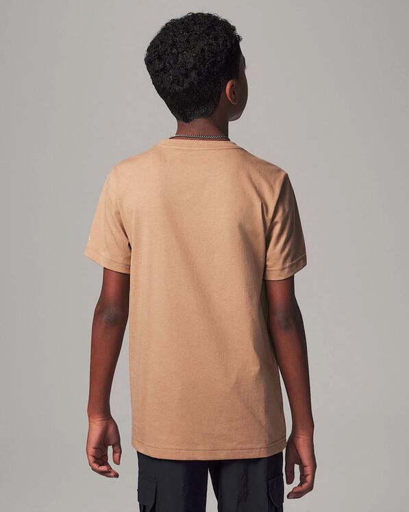 T-shirt ragazzo jordan mvp aerografata jumpman - marrone 2/6