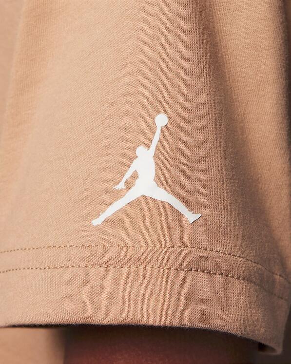 T-shirt ragazzo jordan mvp aerografata jumpman - marrone 5/6