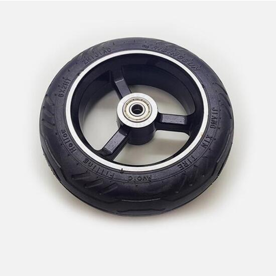 ROUE PLEINE COMPLÈTE ARRIÈRE 82+/82SBLACK/85+/85C/85S- Piece trottinette élèctri