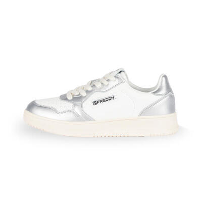 Zapatillas deportivas de cuero estilo baloncesto