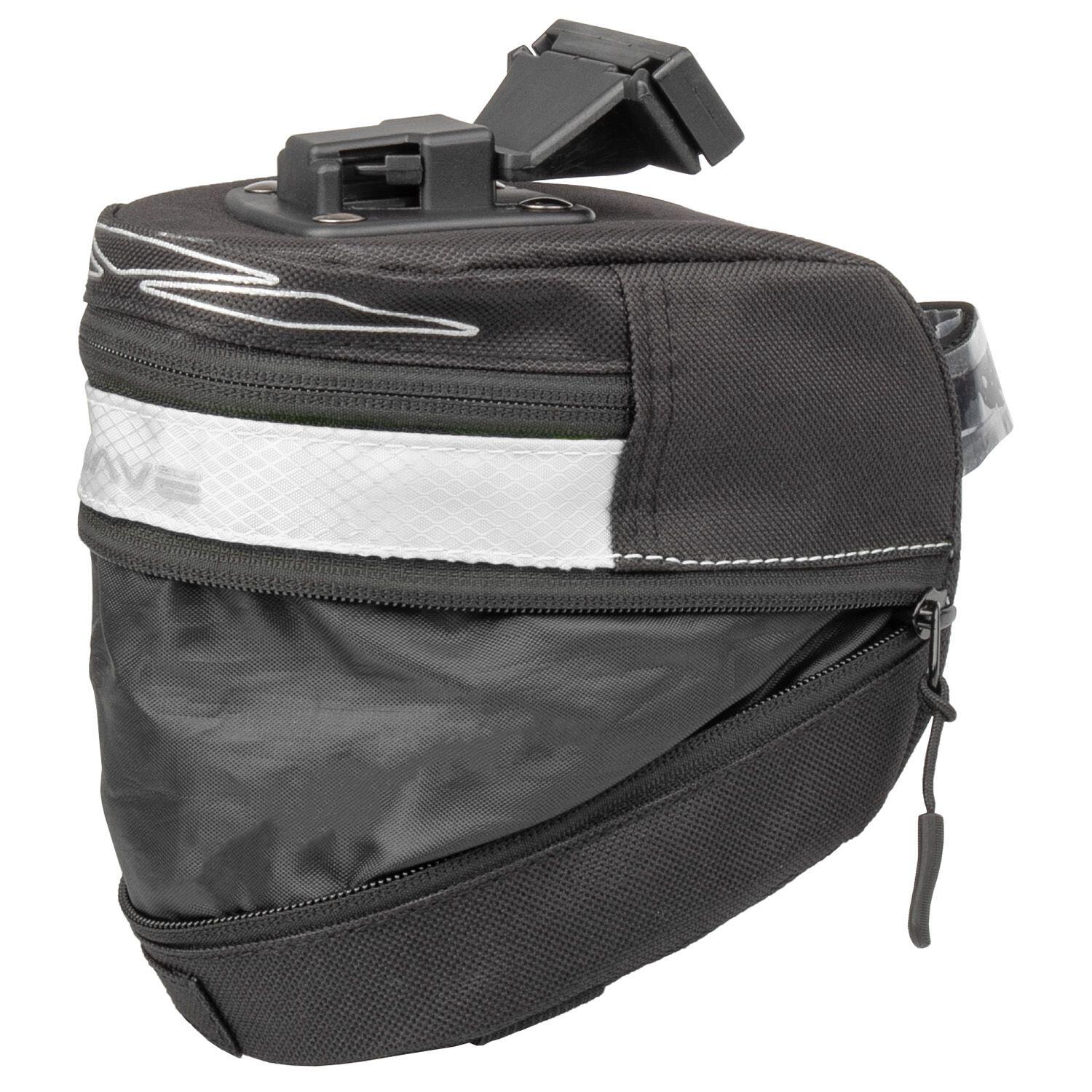 Bolsa de sillín Tilburg L M-WAVE negra 2/3