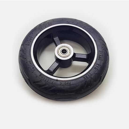 ROUE PLEINE COMPLÈTE ARRIÈRE 82+/82SBLACK/85+/85C/85S- Piece trottinette élèctri