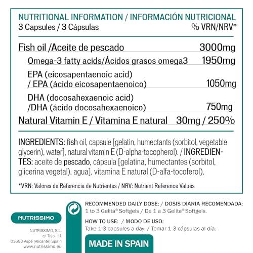 Omega-3 Capsulas de 3000mg GELITA® Anti Regurgitación|120 unidades 6/7
