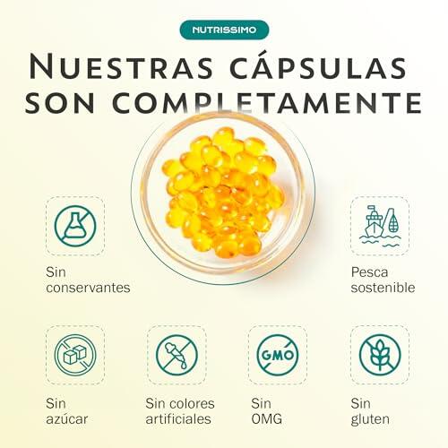 Omega-3 Capsulas de 3000mg GELITA® Anti Regurgitación|120 unidades 4/7