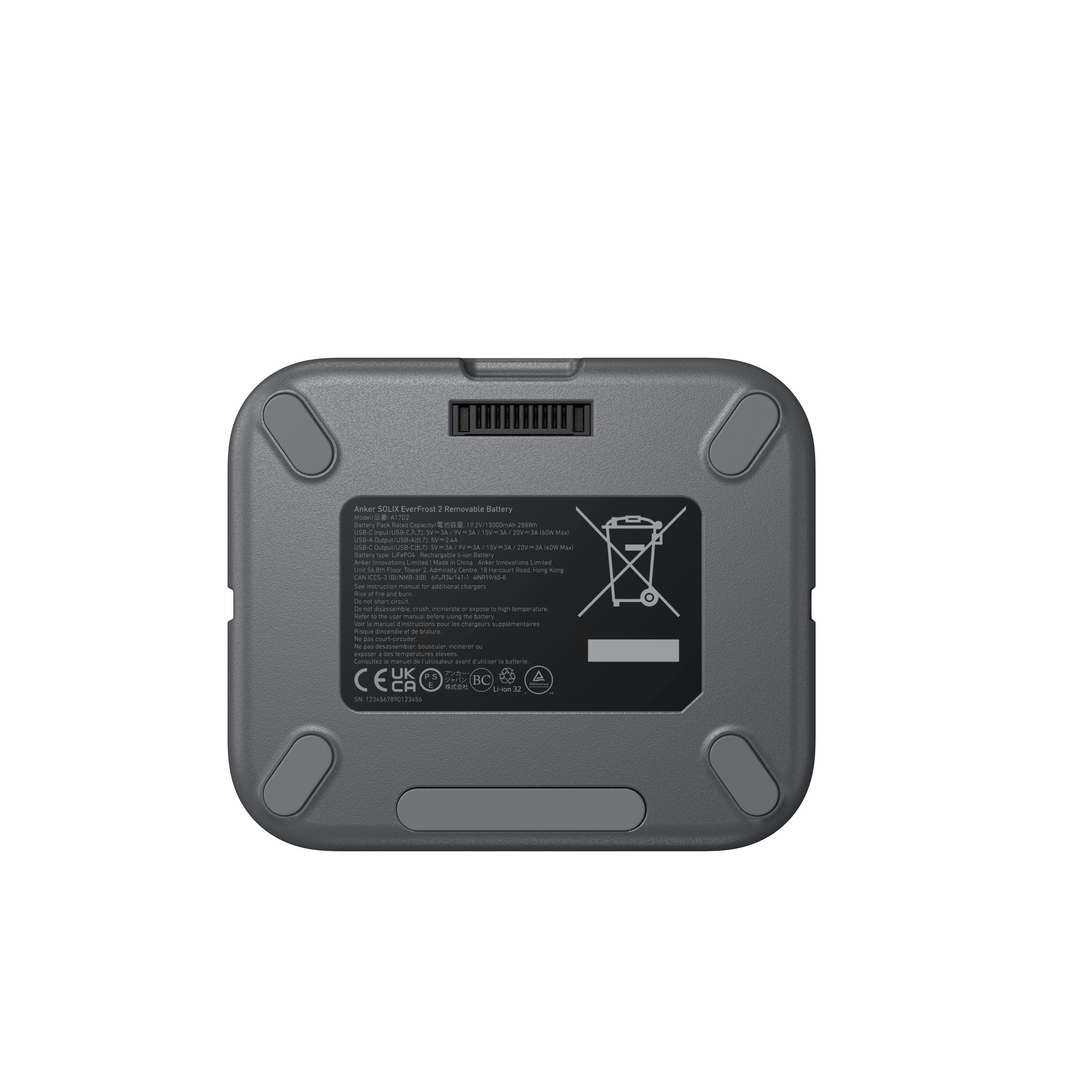 Batterie amovible Anker Solix pour glacière portable EverFrost 2 23 L/40 L/58 L 2/7