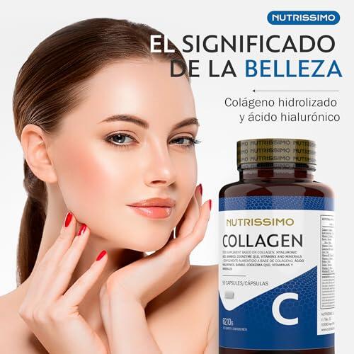 Ácido Hialurónico +Colágeno Hidrolizado Puro +Q10 +Vitaminas A,C,D y B12+ Zinc 3/6