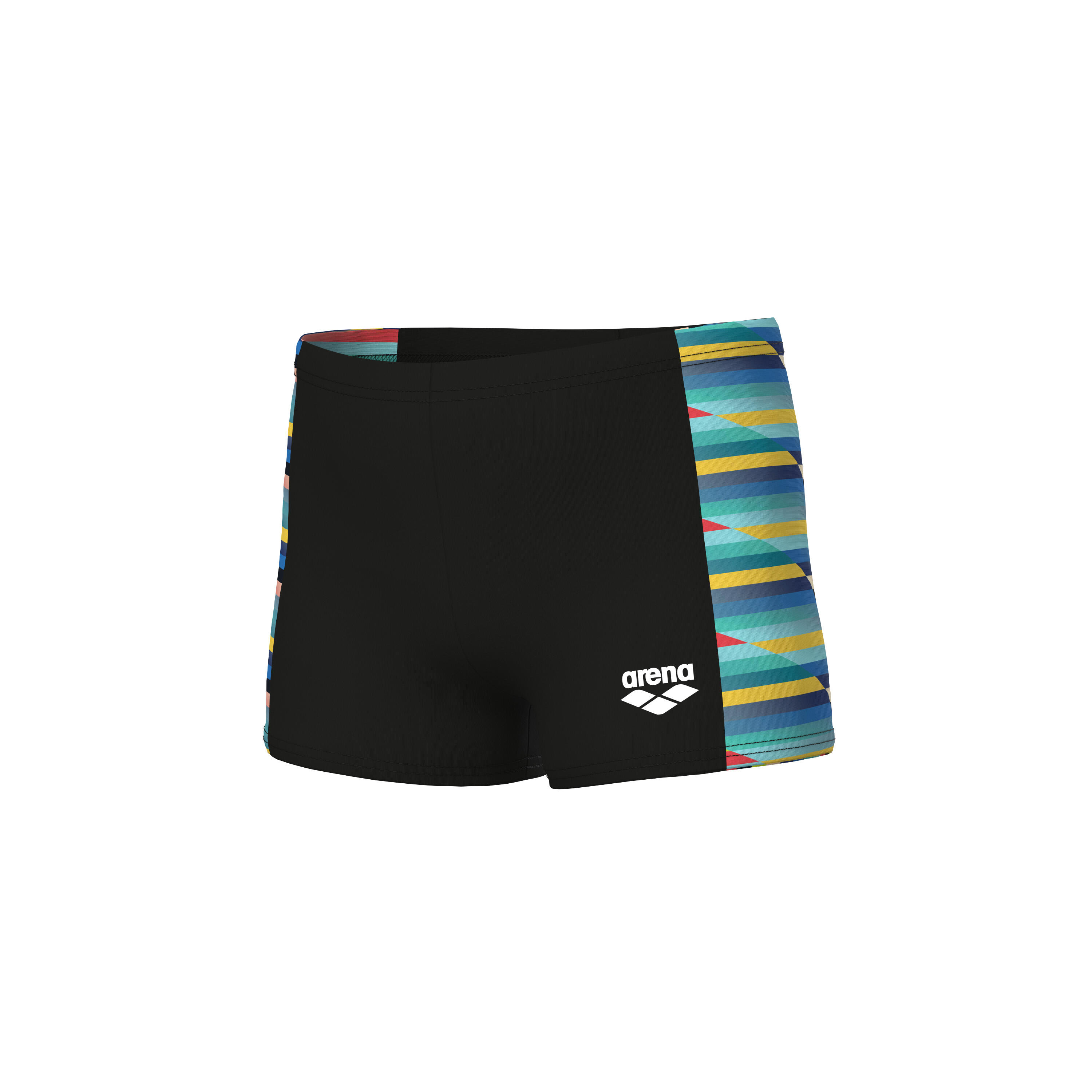 Arena Racing Stripe Swimsuit Black/Multicolored Boy 7/7