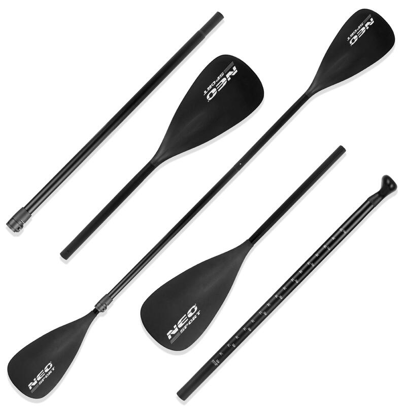 Składane wiosło do deski SUP kajakowe regulowane czteroczęściowe 230cm Neo-Sport