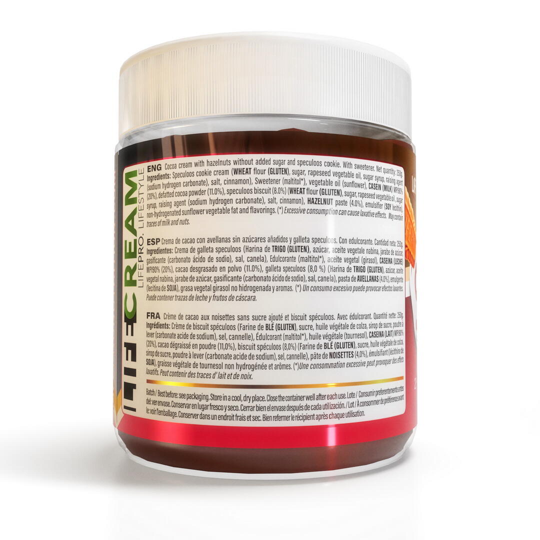 Natillas energéticas Life Pro Fit Food Protein Cream Dark Chocolate 250g. 2/6