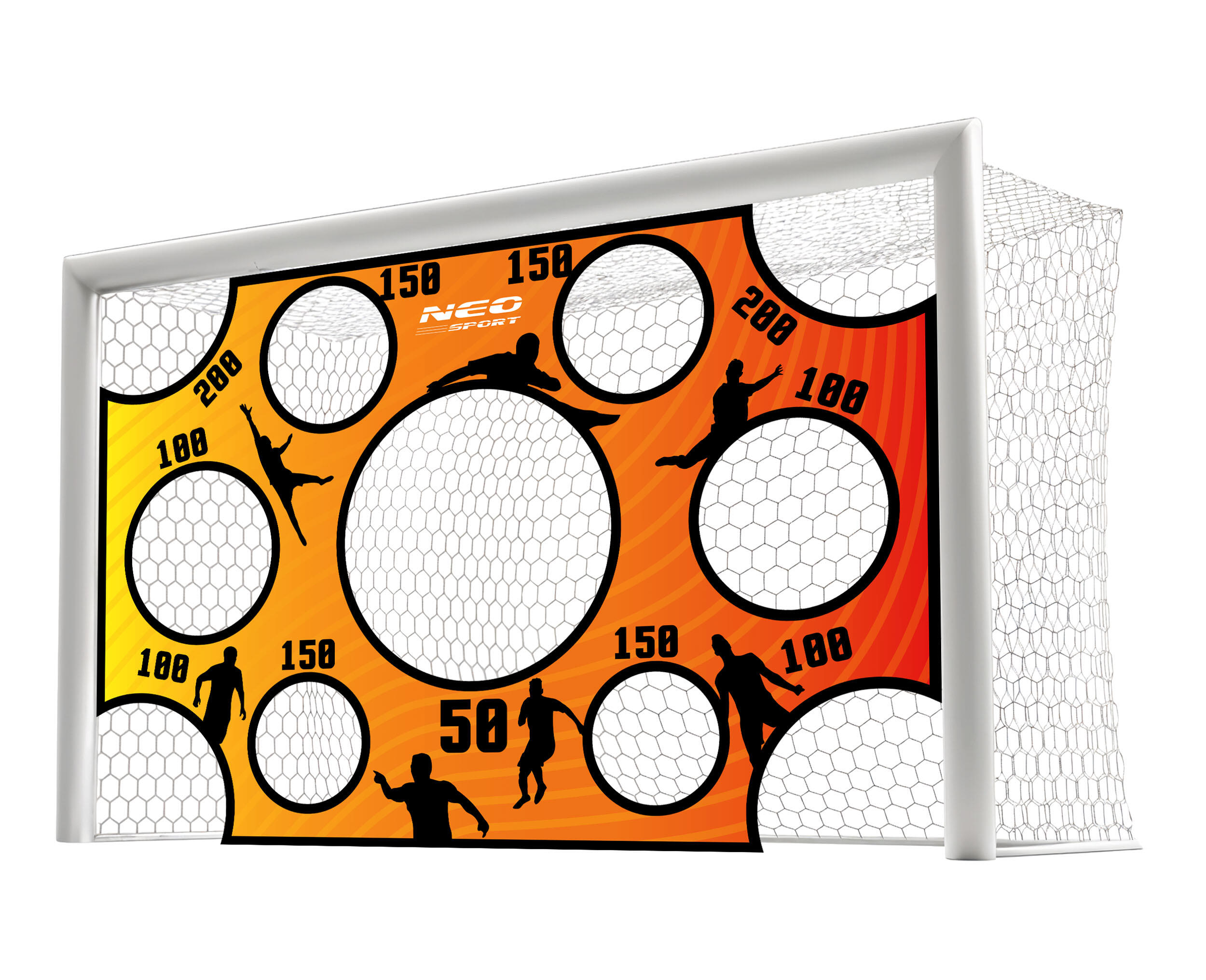 Mata celnościowa do bramki piłkarskiej 300x200cm Neo-Sport 2/6