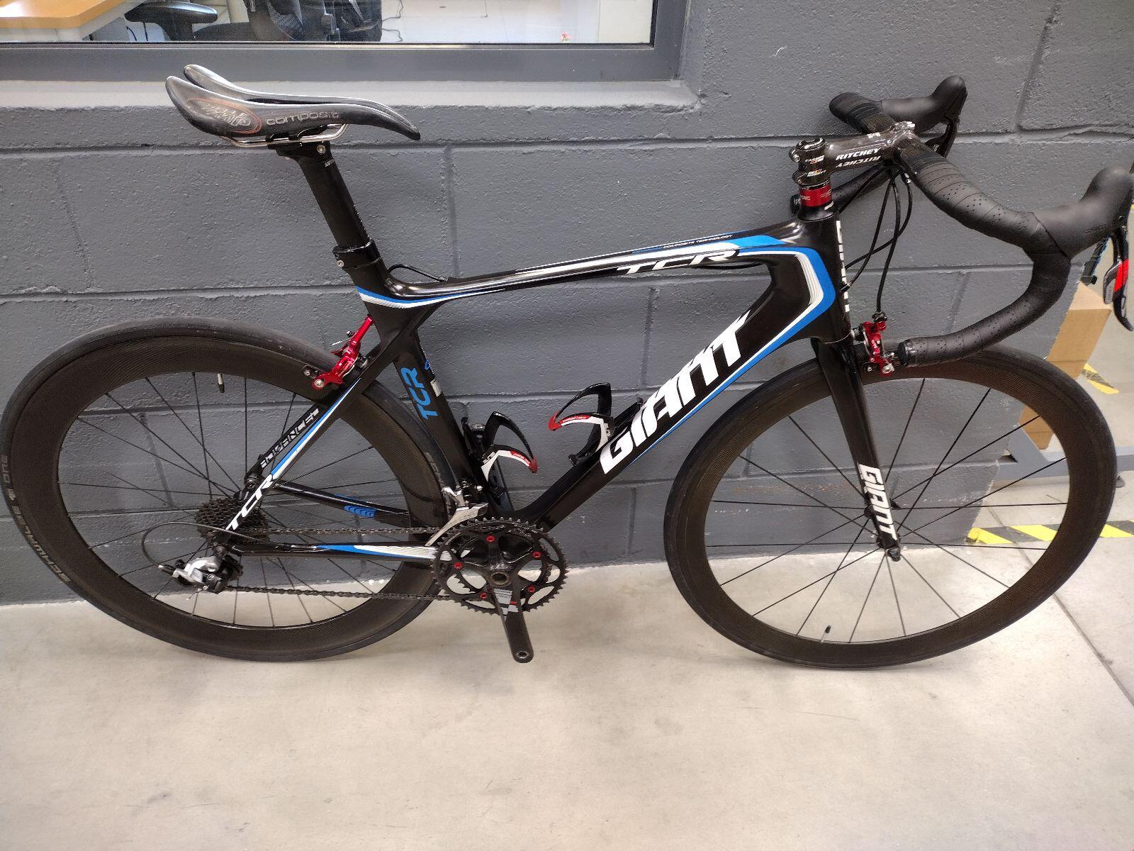 GIANT Segunda Vida - Bicicleta Giant TCR Advanced 2 ML Comp - Muito Bom