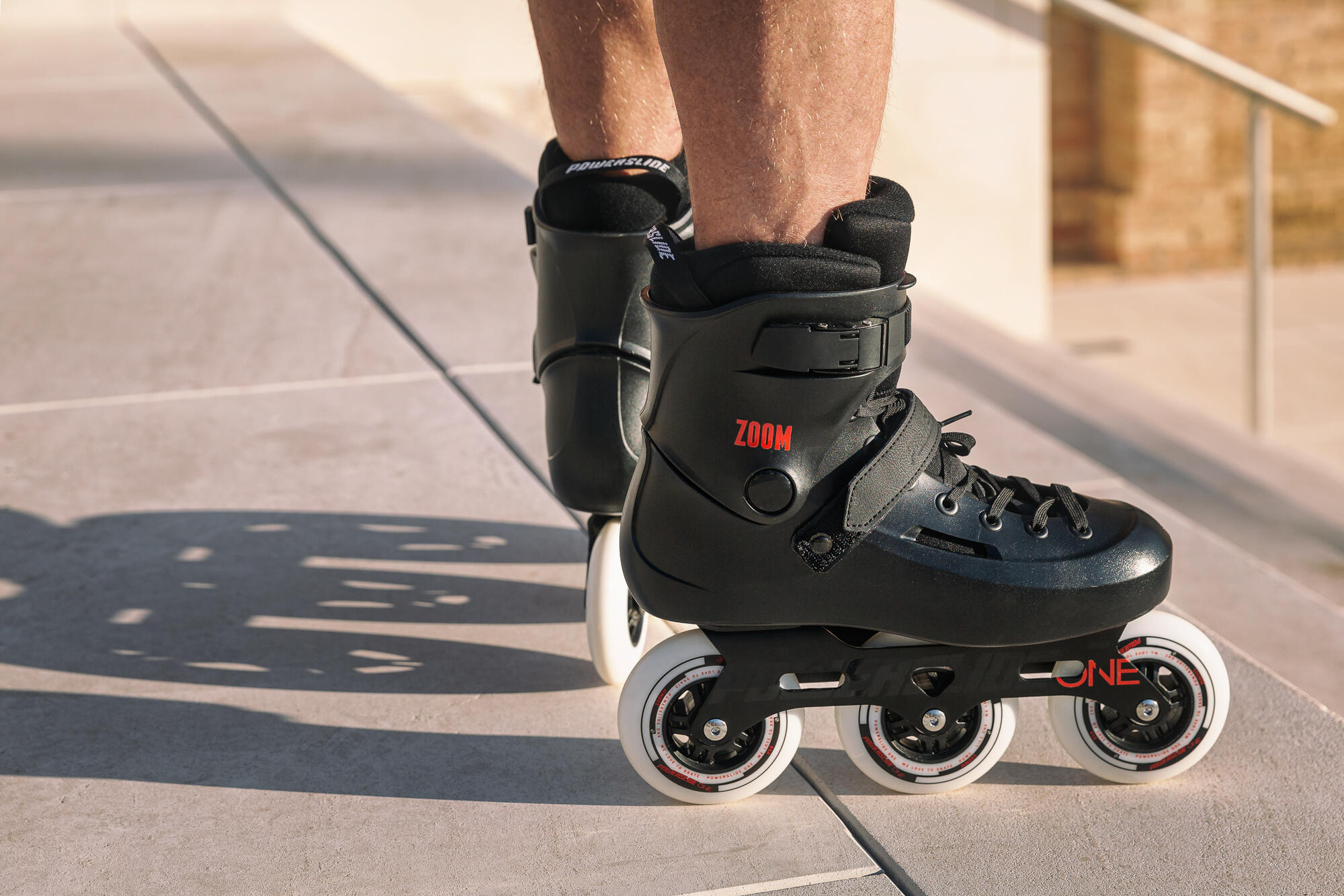 Patinaje Freeskate Powerslide Zoom Black 100 5/7
