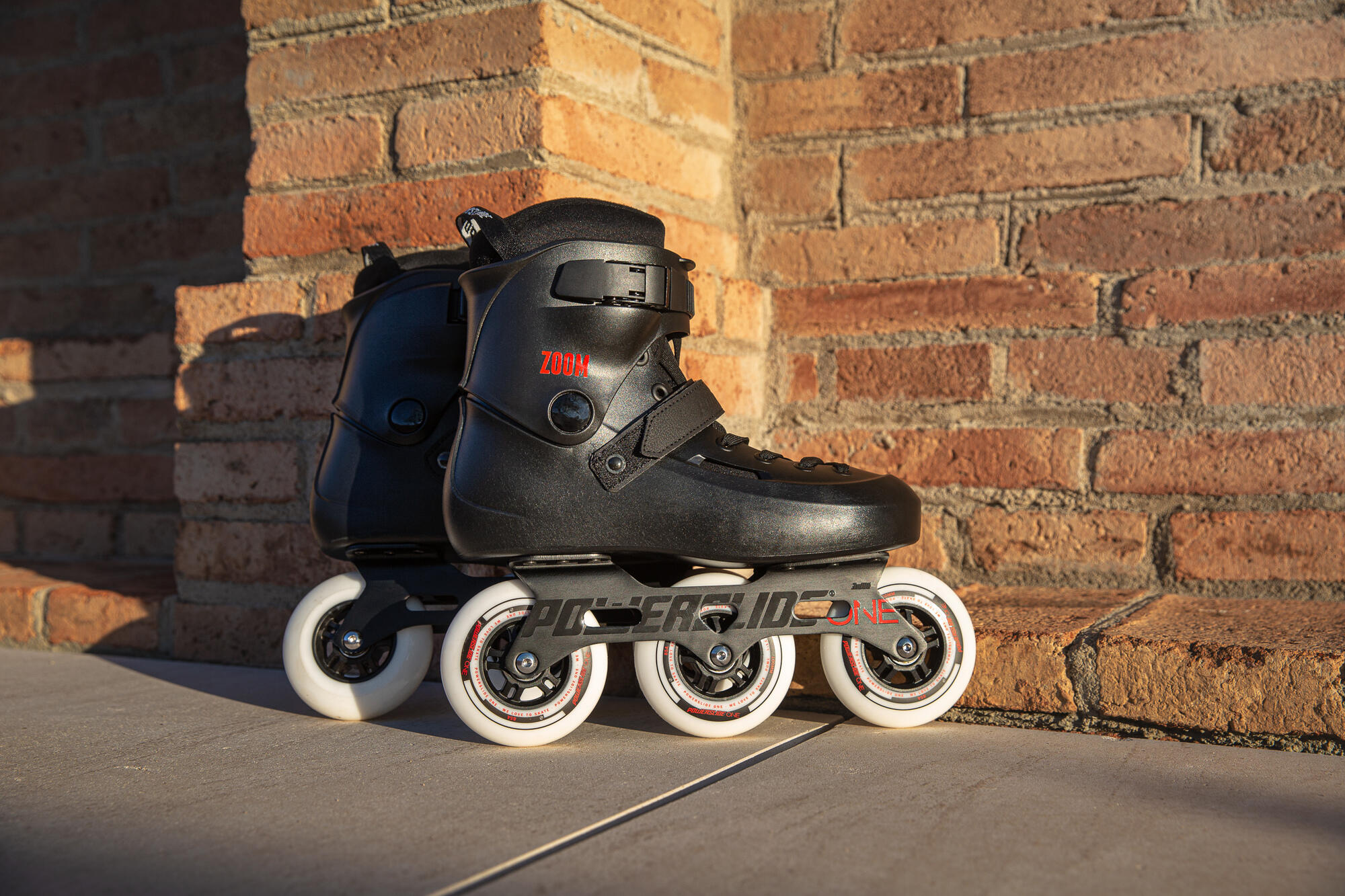 Freeskate-Roller Powerslide Zoom Black 100 3/7
