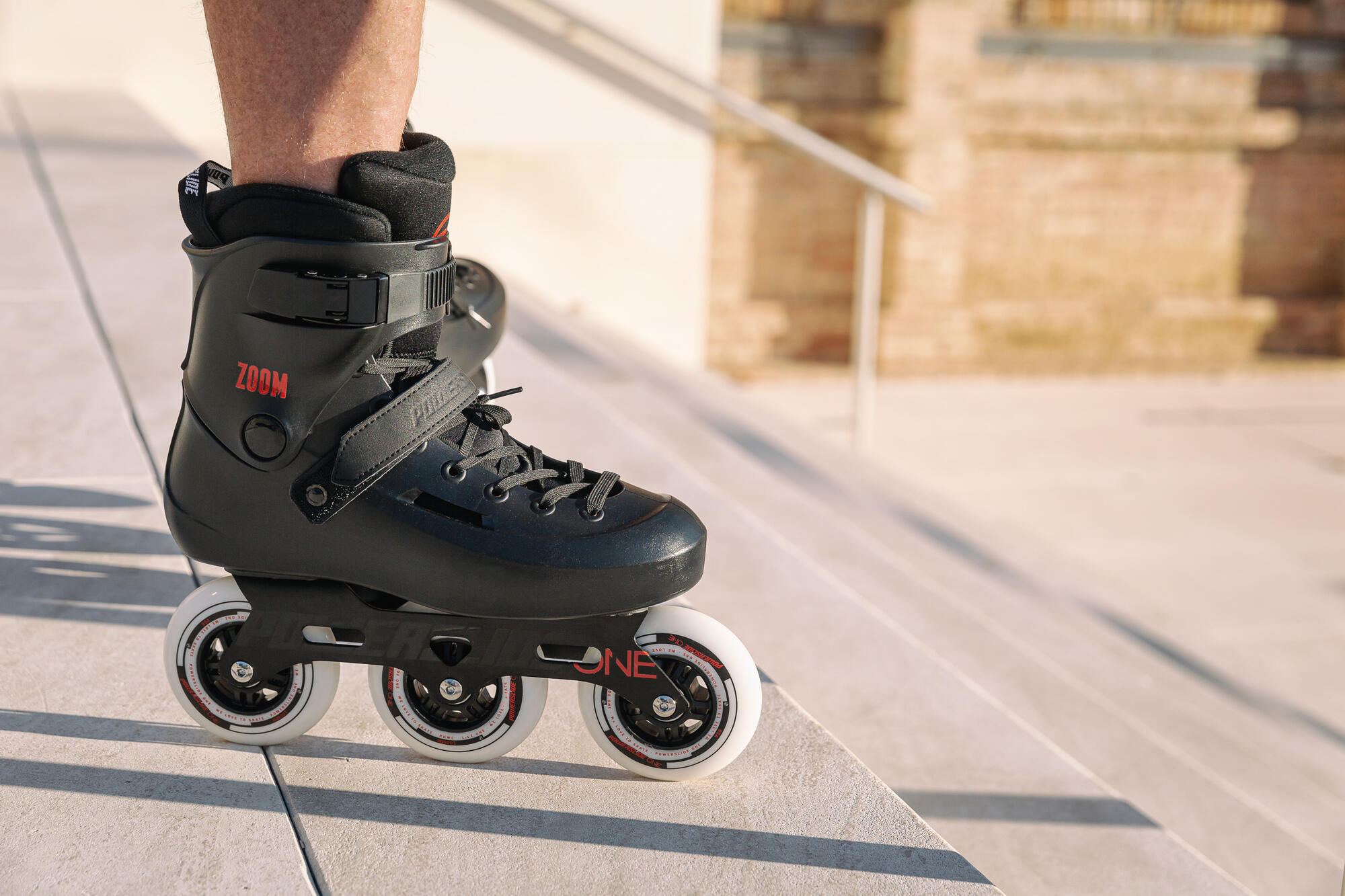 Freeskate-Roller Powerslide Zoom Black 100 4/7