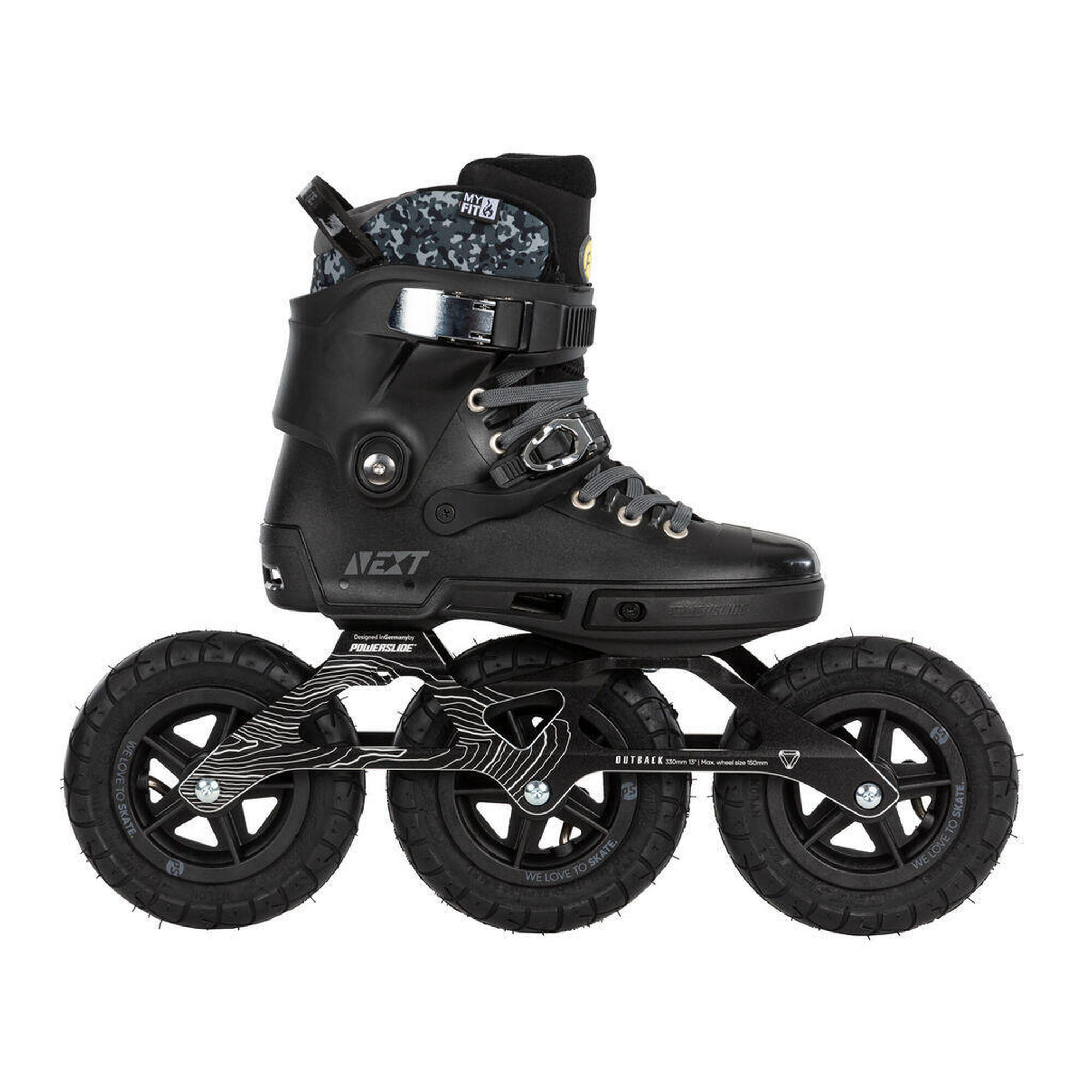 POWERSLIDE Kolečkové brusle Powerslide SUV Next Outback 150 Trinity