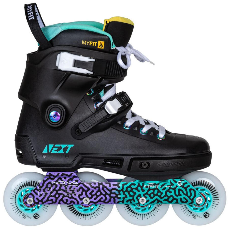 Kolečkové brusle Powerslide Next Multicolor 80 Trinity 2/6