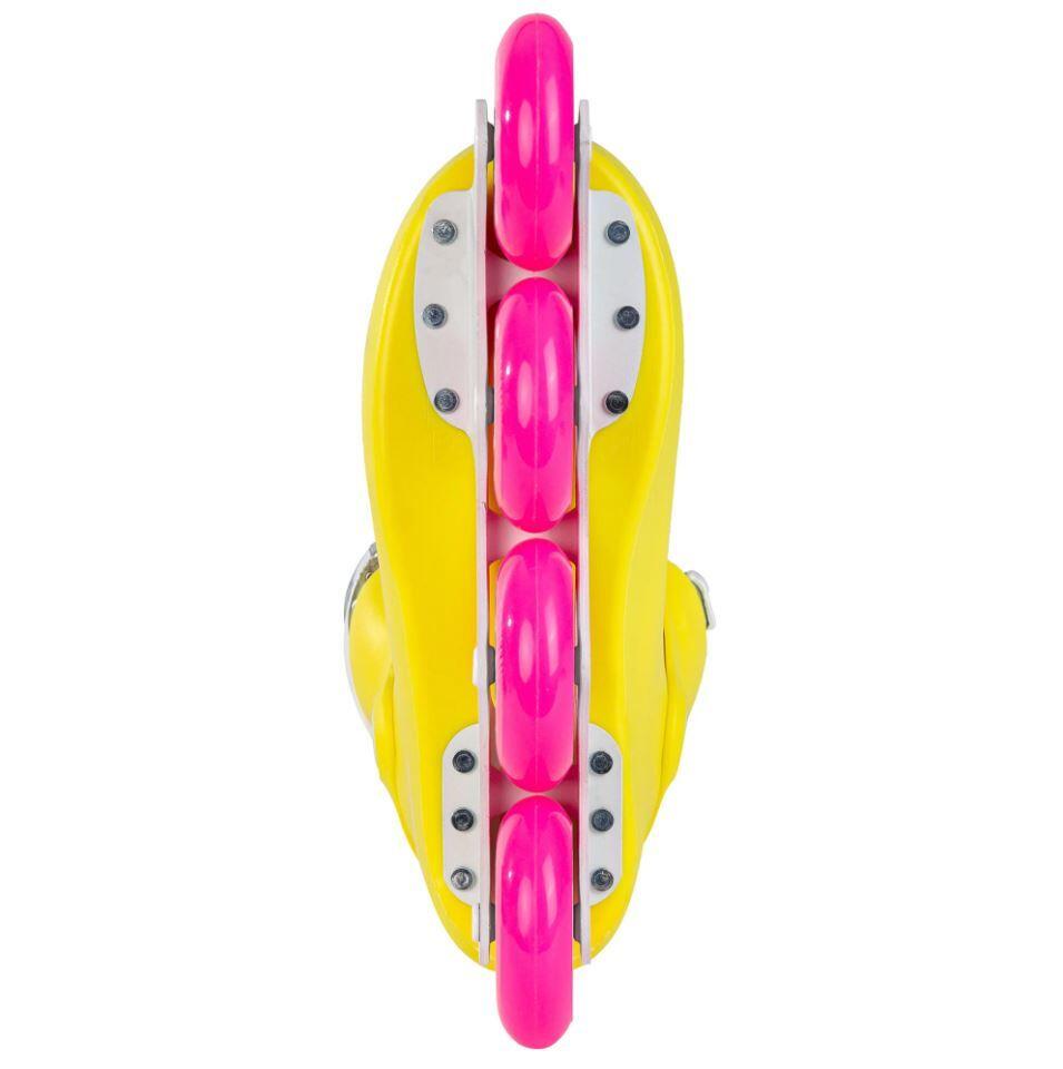Powerslide Zoom Neon Yellow 80 inline skates 5/6