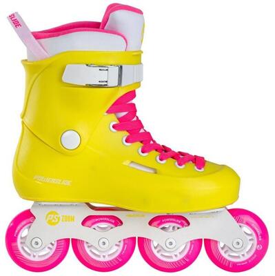 Powerslide zoom neon yellow 80 inline skates