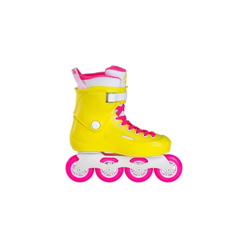 Patine cu roți Powerslide Zoom Neon Yellow 80