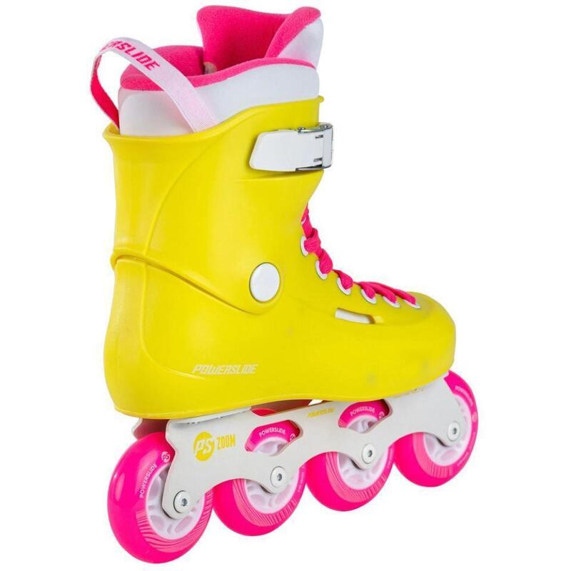 Patine cu roți Powerslide Zoom Neon Yellow 80