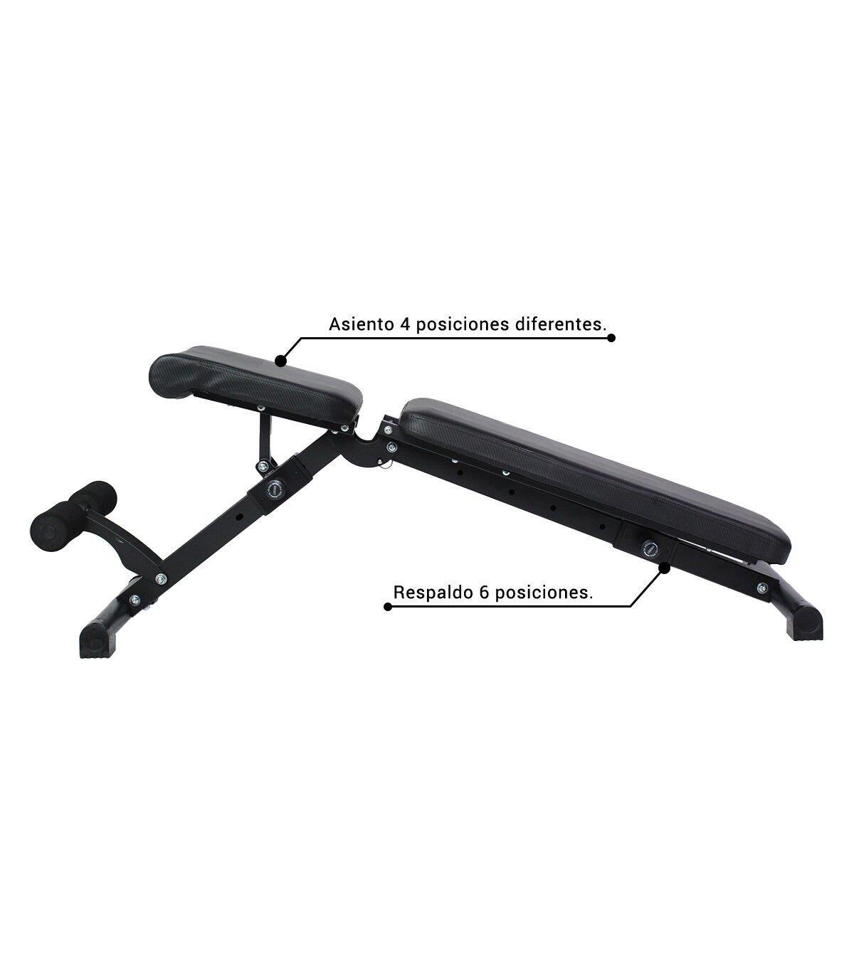 Banc Abdominaux Pliable 6 Positions Fitness Tech 5/5