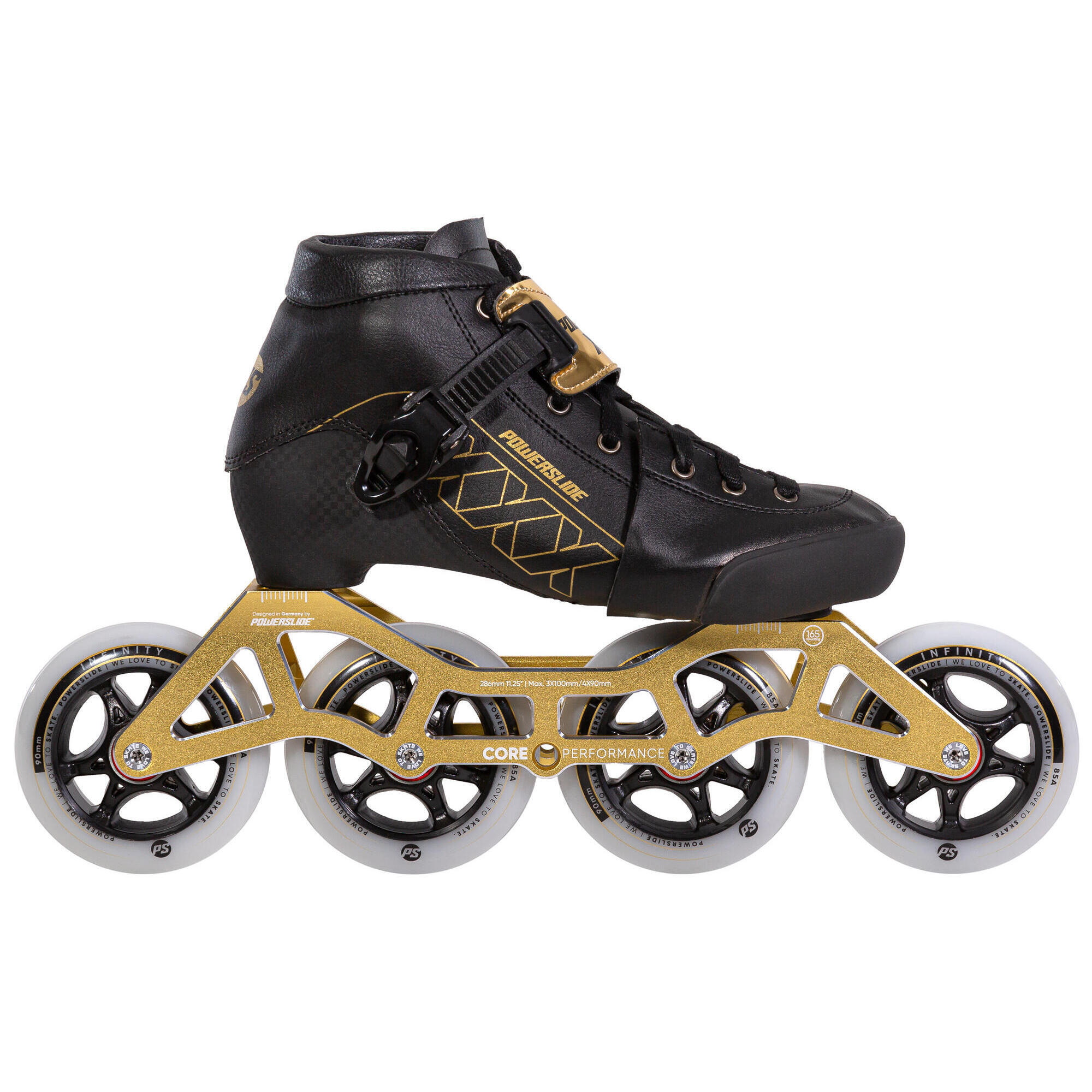 POWERSLIDE Dětské kolečkové brusle Powerslide XXX Adjustable Gold