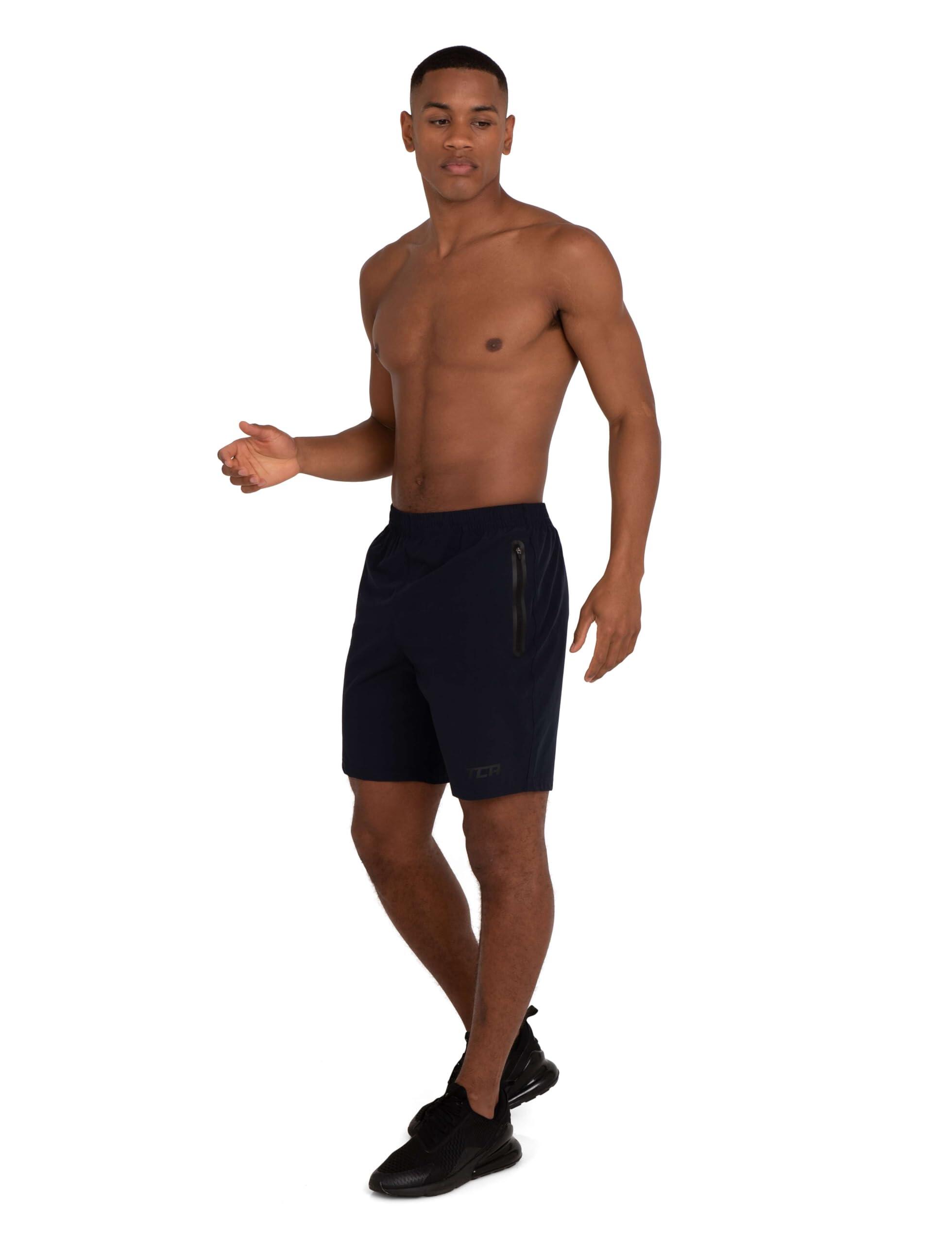 Men's Elite Tech Lightweight Running Shorts with Zip Pockets - Night Sky 4/7