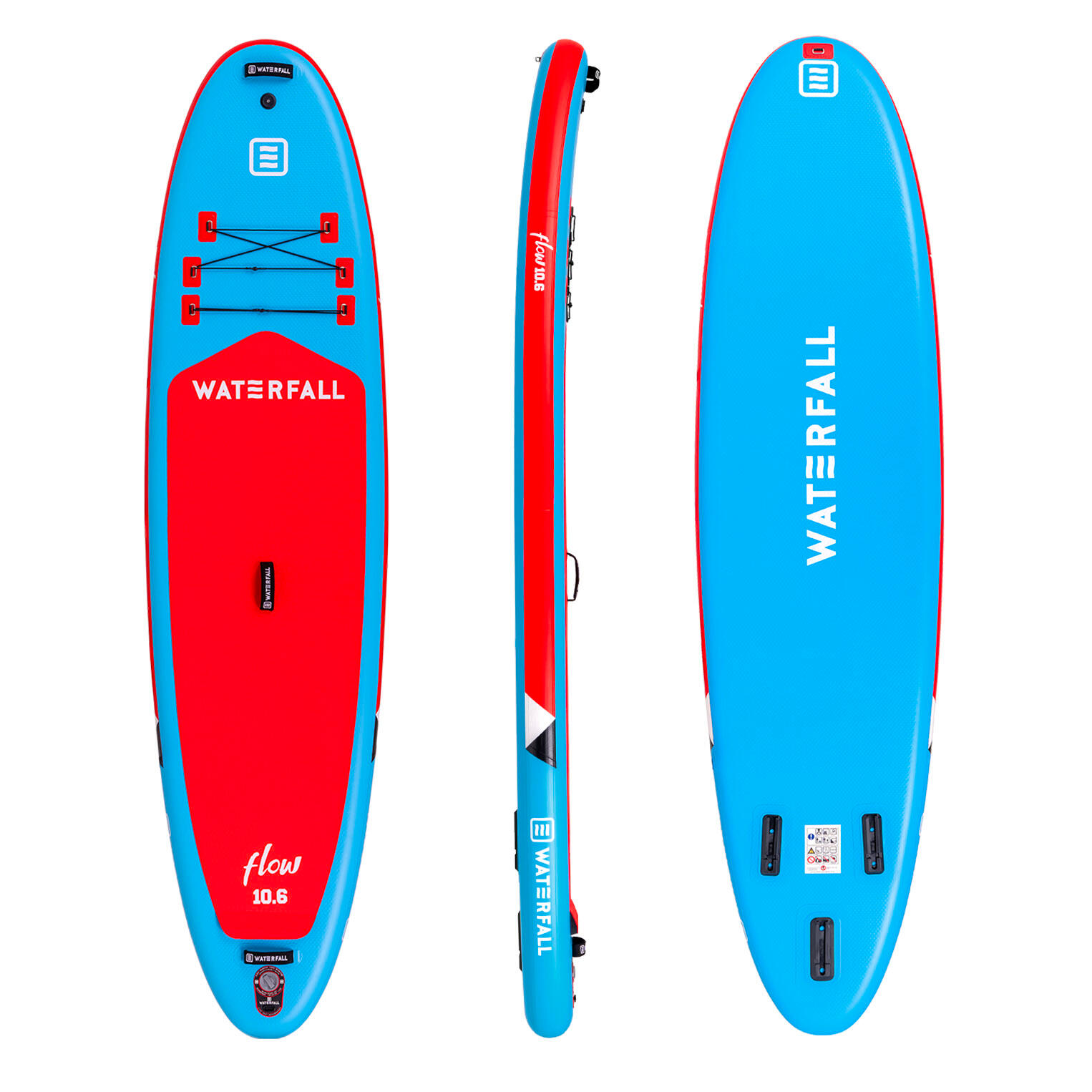 TABLA PADDLE SURF HINCHABLE FLOW 10.6 PACK ALL AROUND AZUL 2/7