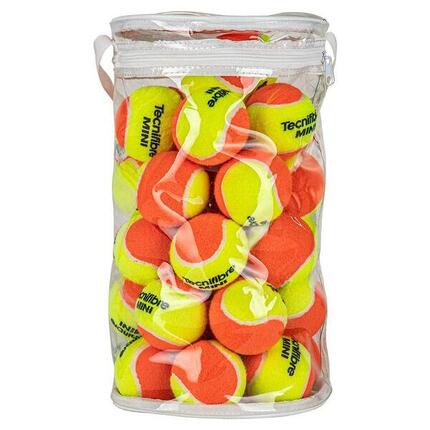 Lot de 36 balles de tennis enfant Tecnifibre Mini Orange