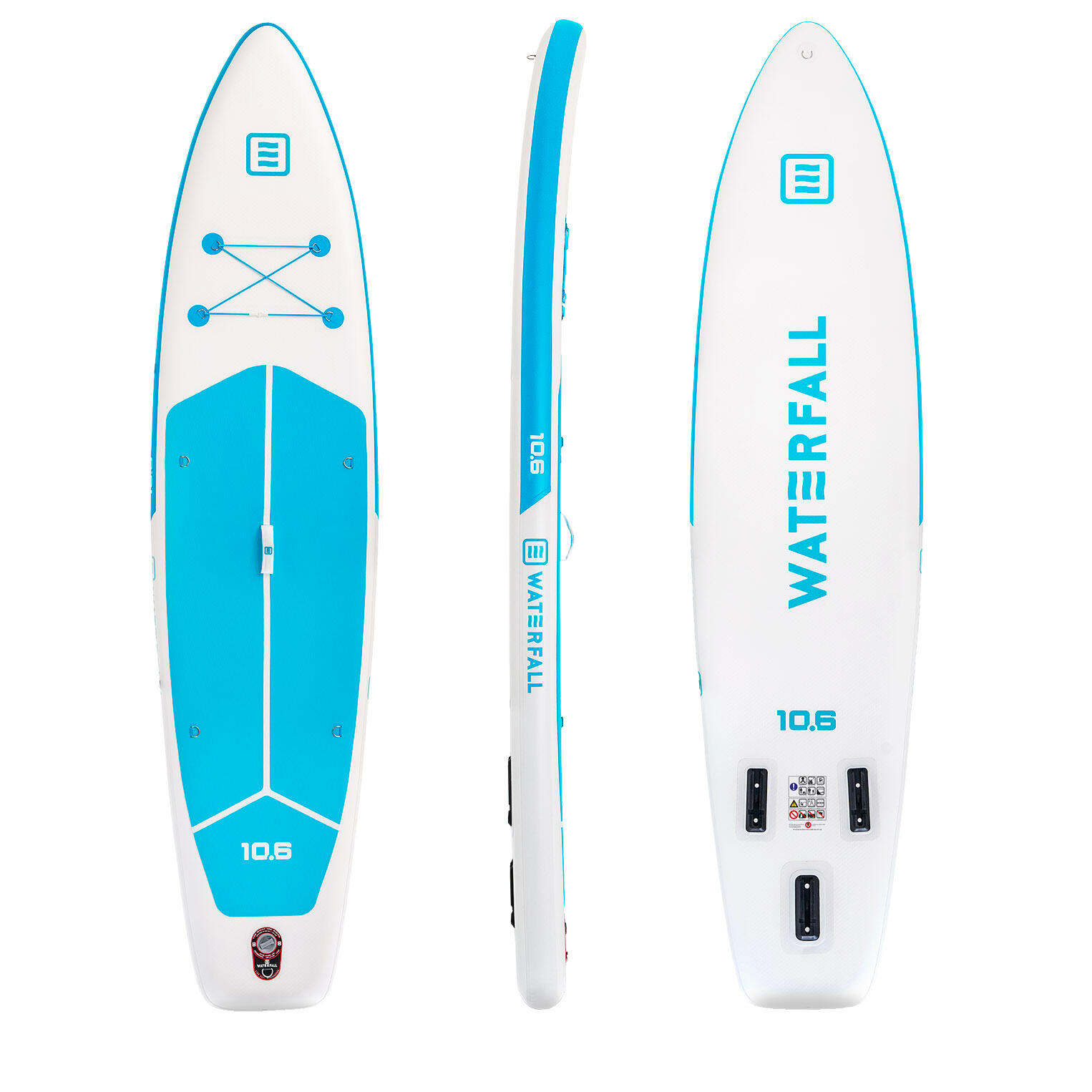 TABLA PADDLE SURF HINCHABLE WATERFALL TOURING 10.6 AZUL + RESPALDO 2/7