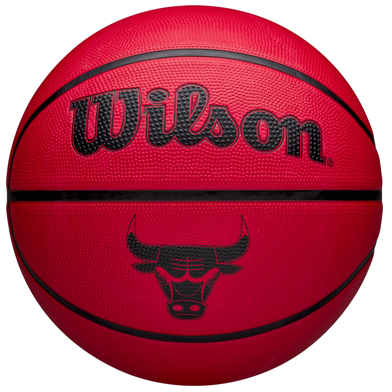 Bola de basquetebol sólida wilson nba team tribute - chicago bulls
