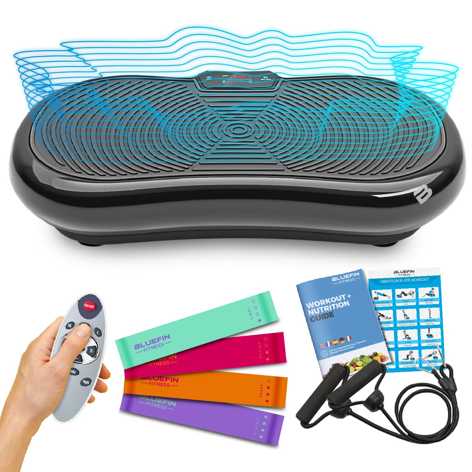 ULTRA SLIM Vibration Plate BLUEFIN FITNESS Decathlon