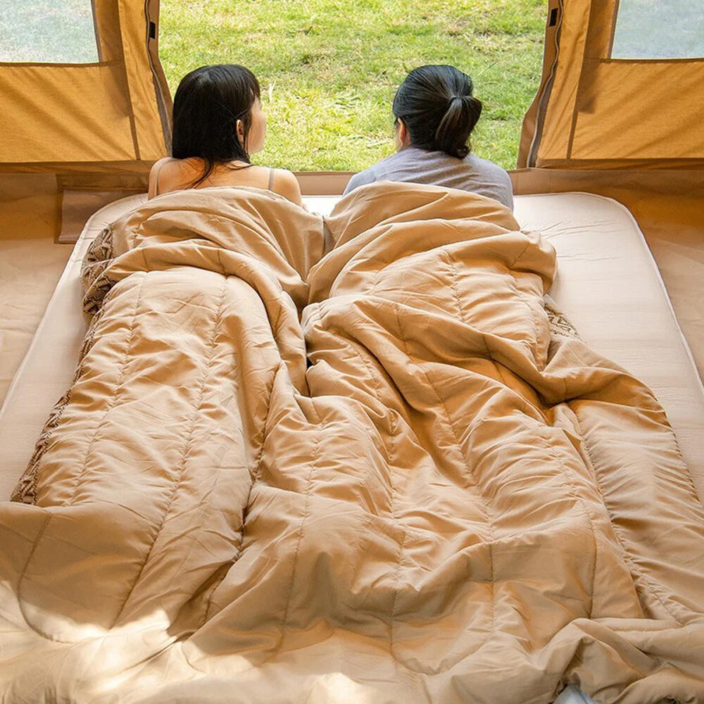 Saco de dormir Naturehike con Forro de Algodón Khaki Ultraligero e Impermeable 5/5