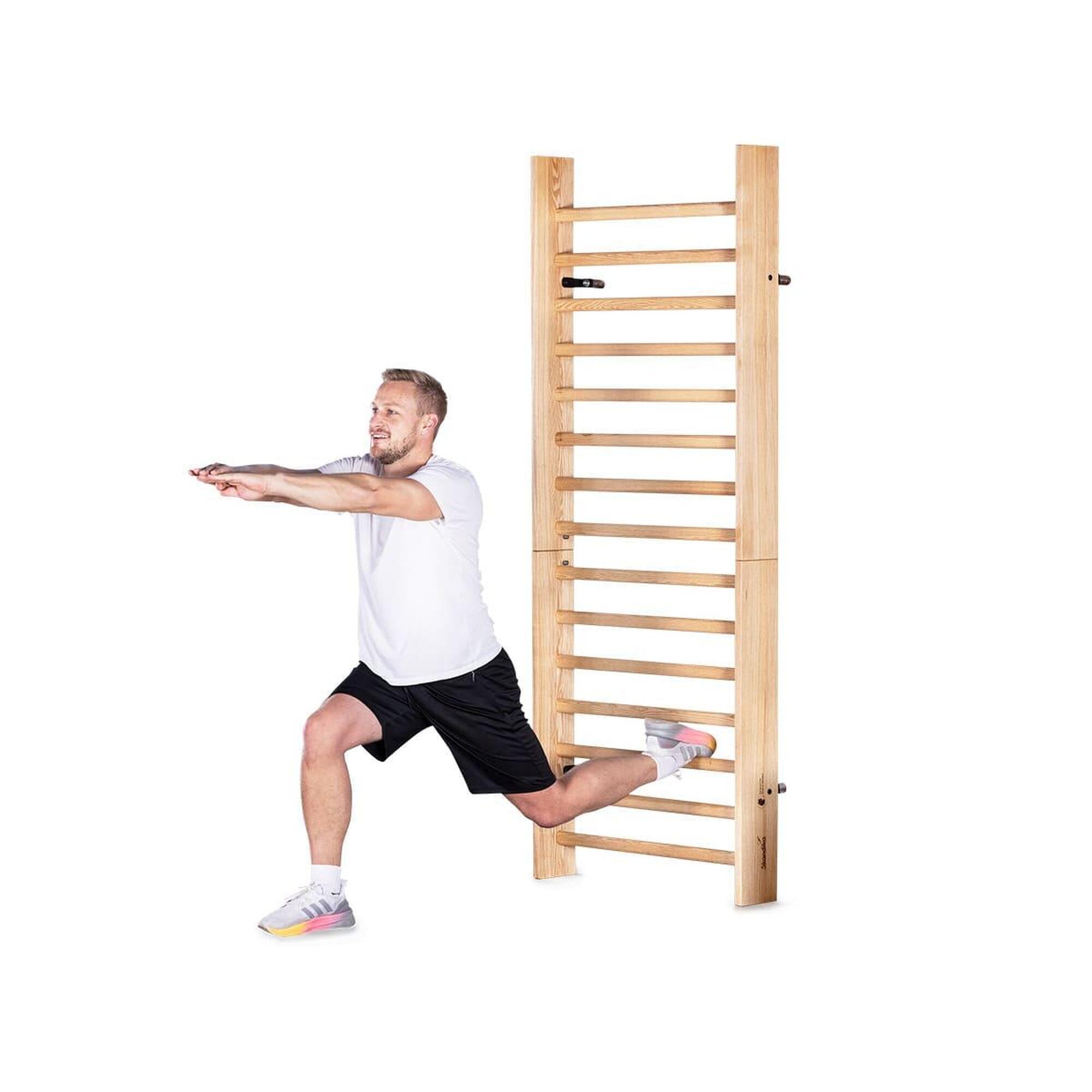 Skandika - Espalier Prémonté En Bois Vira - Made In Germany - Max. 130 Kg - 218x86cm - Espalier - Marron - Taille Unique - Decathlon