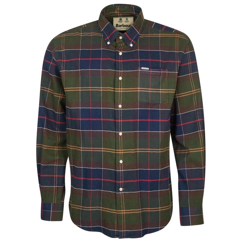 Chemise Orvis Vintage Homme Madras Rouge - Taille L - Coton à Carreaux - Preppy