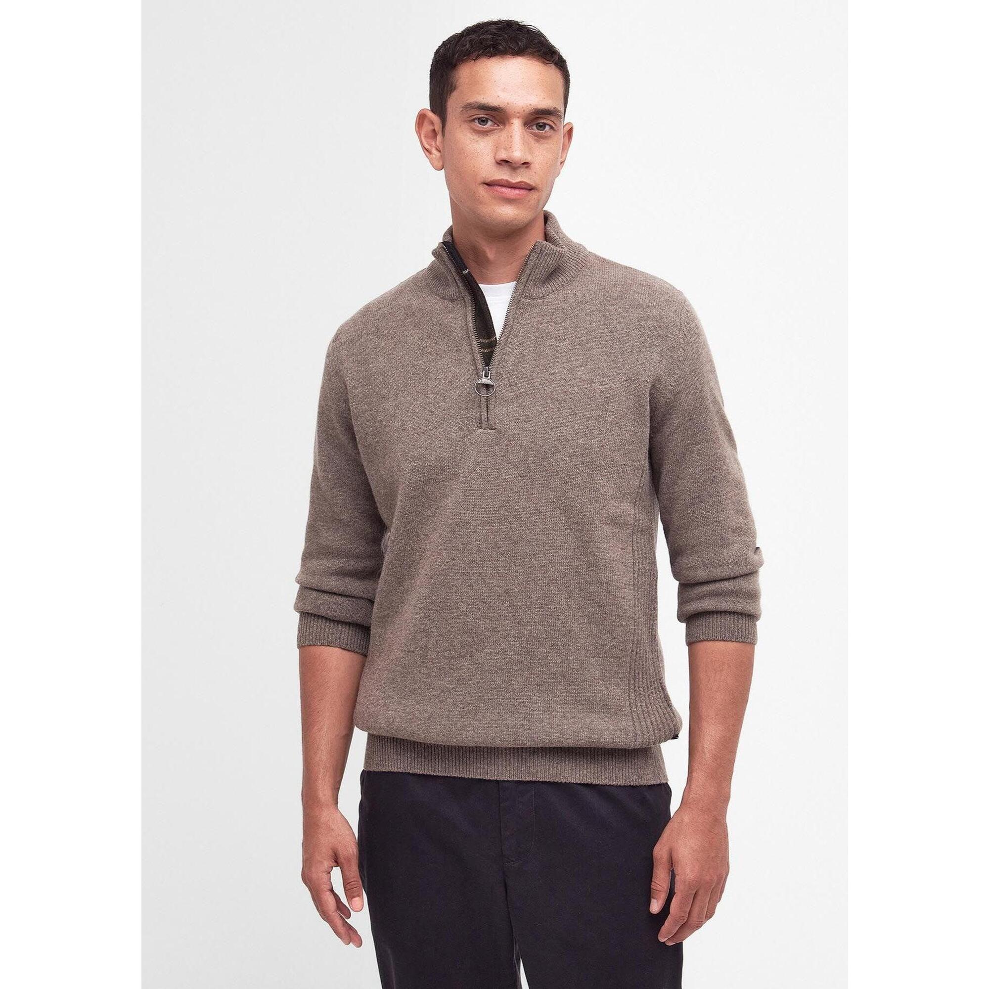 Barbour - Pull Camionneur À Coudières - Homme - Pull - Beige - Decathlon